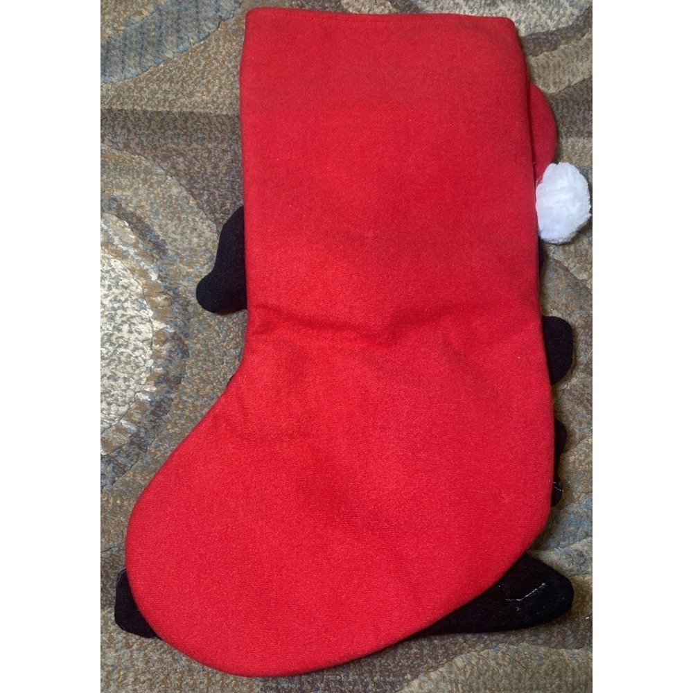 Kurt Adler Peanuts Stocking Snoopy Woodstock Snowboarding Christmas Puffy 3D - Picture 5 of 7